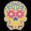 Crystal Iron on Skull Rhinestone Transfer